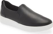 FitFlop Rally Leather Slip-On Skate Sneaker