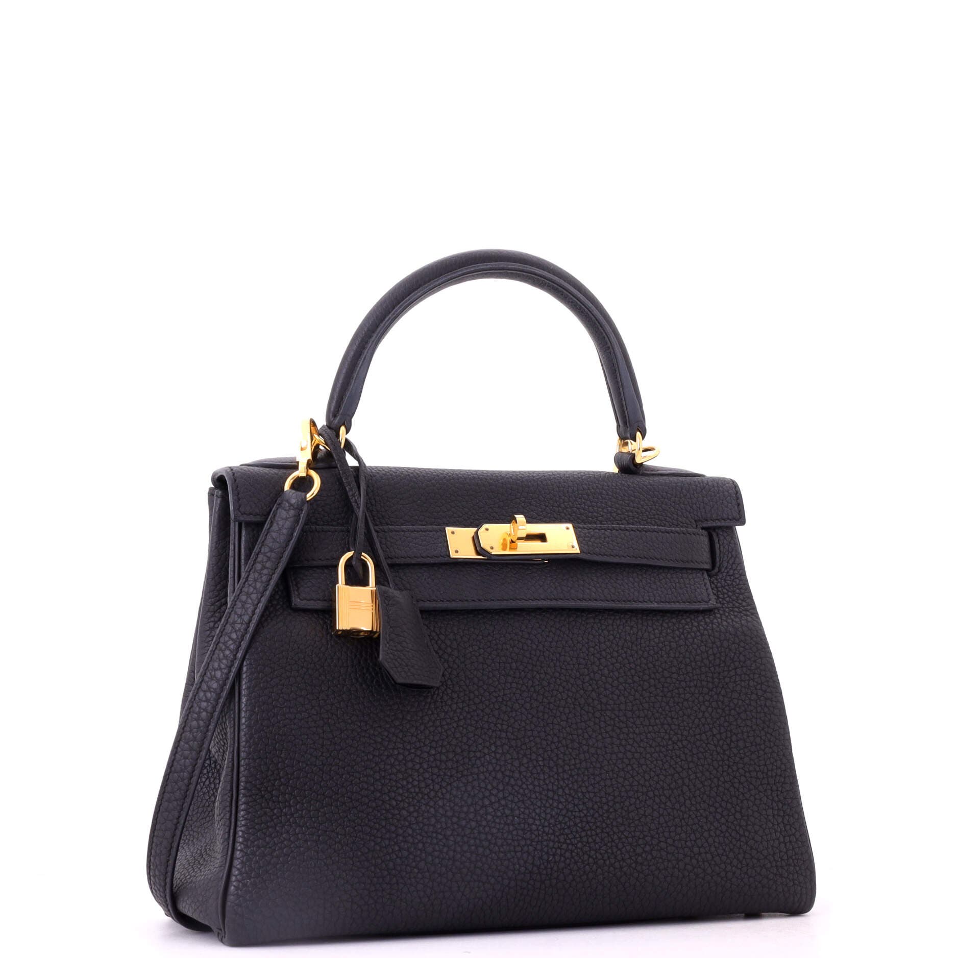 Kelly Handbag Black Togo with Gold Hardware 28, Alternate, color, Black