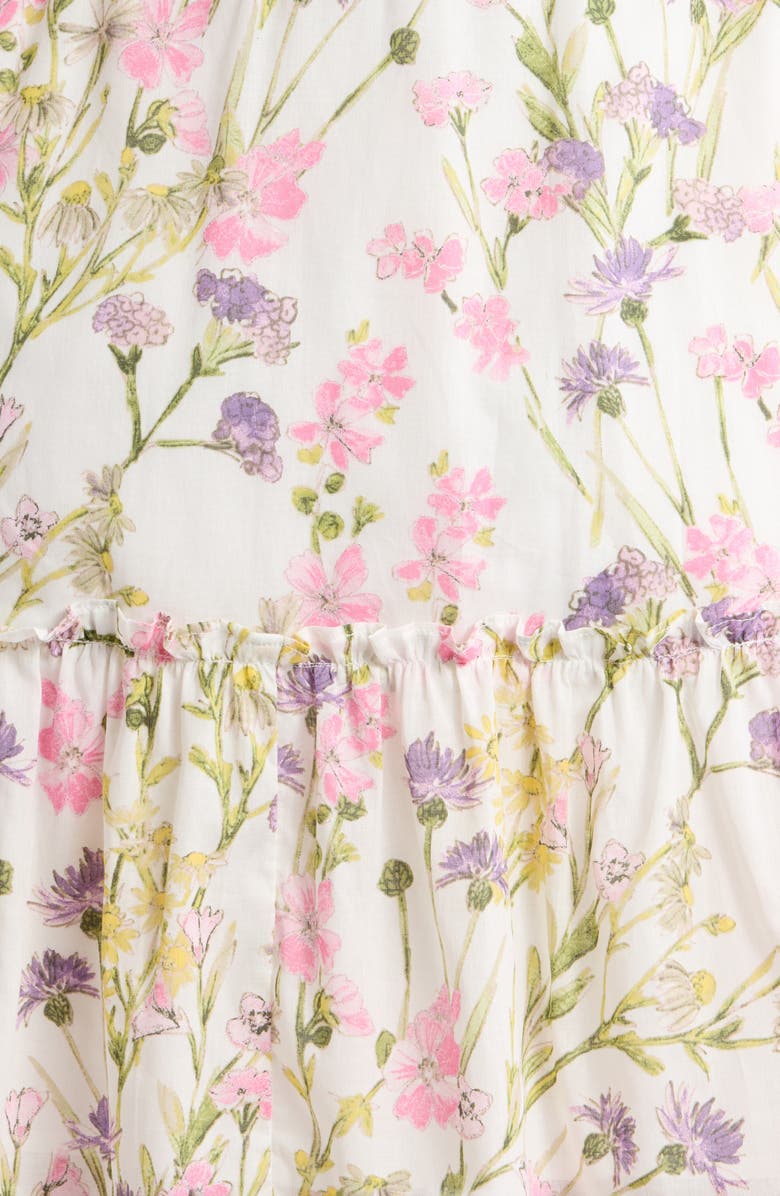 SUGARLIPS Lita Floral Noella Shift Minidress, Alternate, color, White-Multi