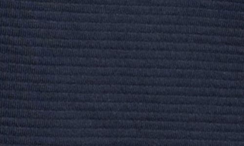 Shop Spring + Mercer Classic Fit Textured Knit Camp Shirt In Dusty Ink Blue