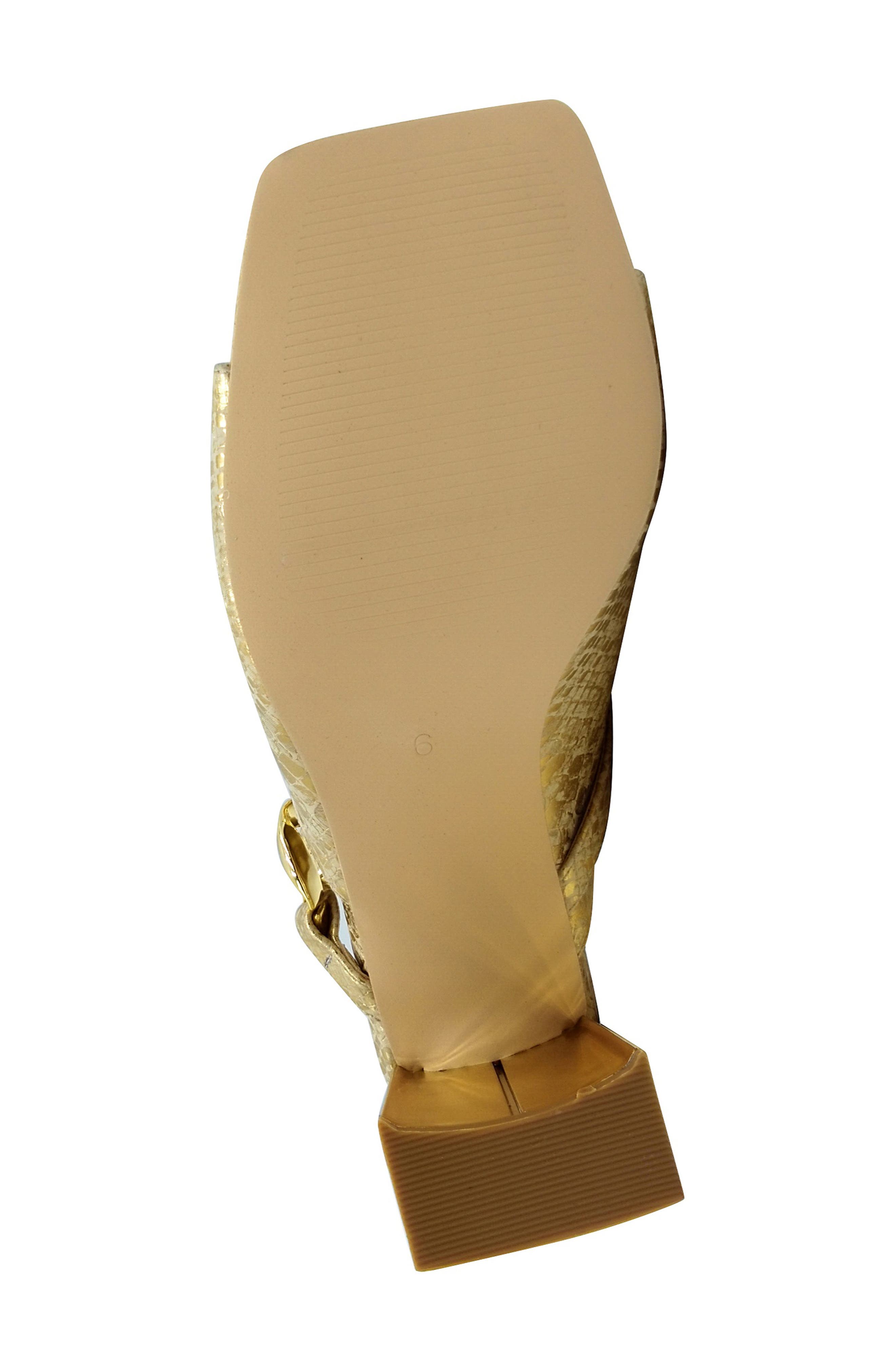 Ryder Open Toe Pump, Alternate, color, GOLD SNAKE
