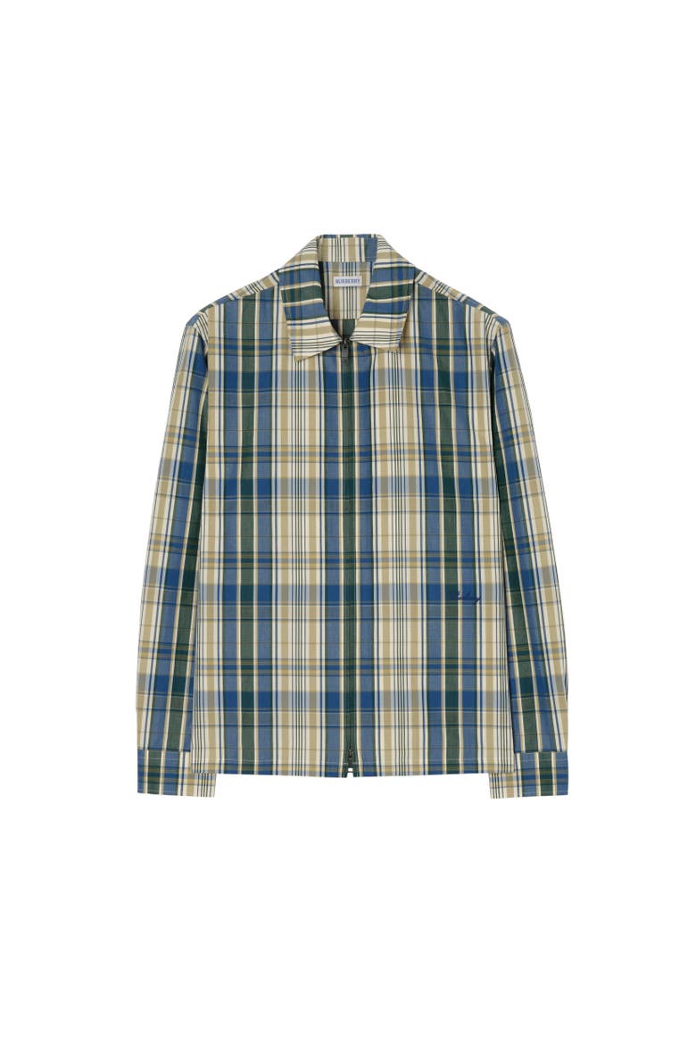 Check Cotton Linen Overshirt, Alternate, color, Peacock blue