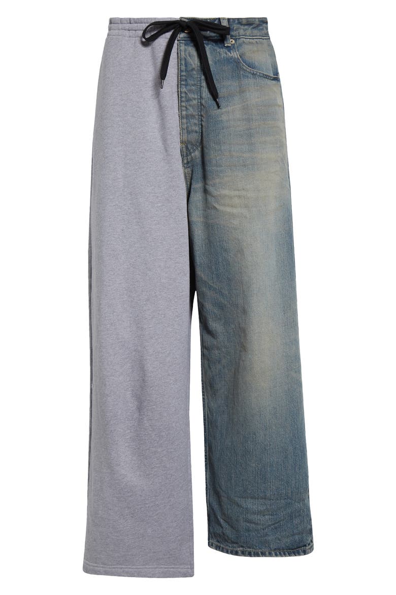 Hybrid Baggy Flare Jeans, Alternate, color, OUTBACK BLUE