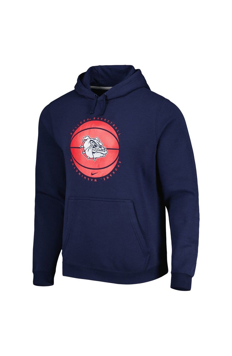 Nike Men's Nike Navy Gonzaga Bulldogs Basketball Pullover Hoodie, Alternate, color, Navy