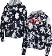 New Era Women's New Era Black Kansas City Chiefs Cloud Dye Fleece Pullover Hoodie