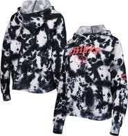 New Era Women's New Era Black Kansas City Chiefs Cloud Dye Fleece Pullover Hoodie