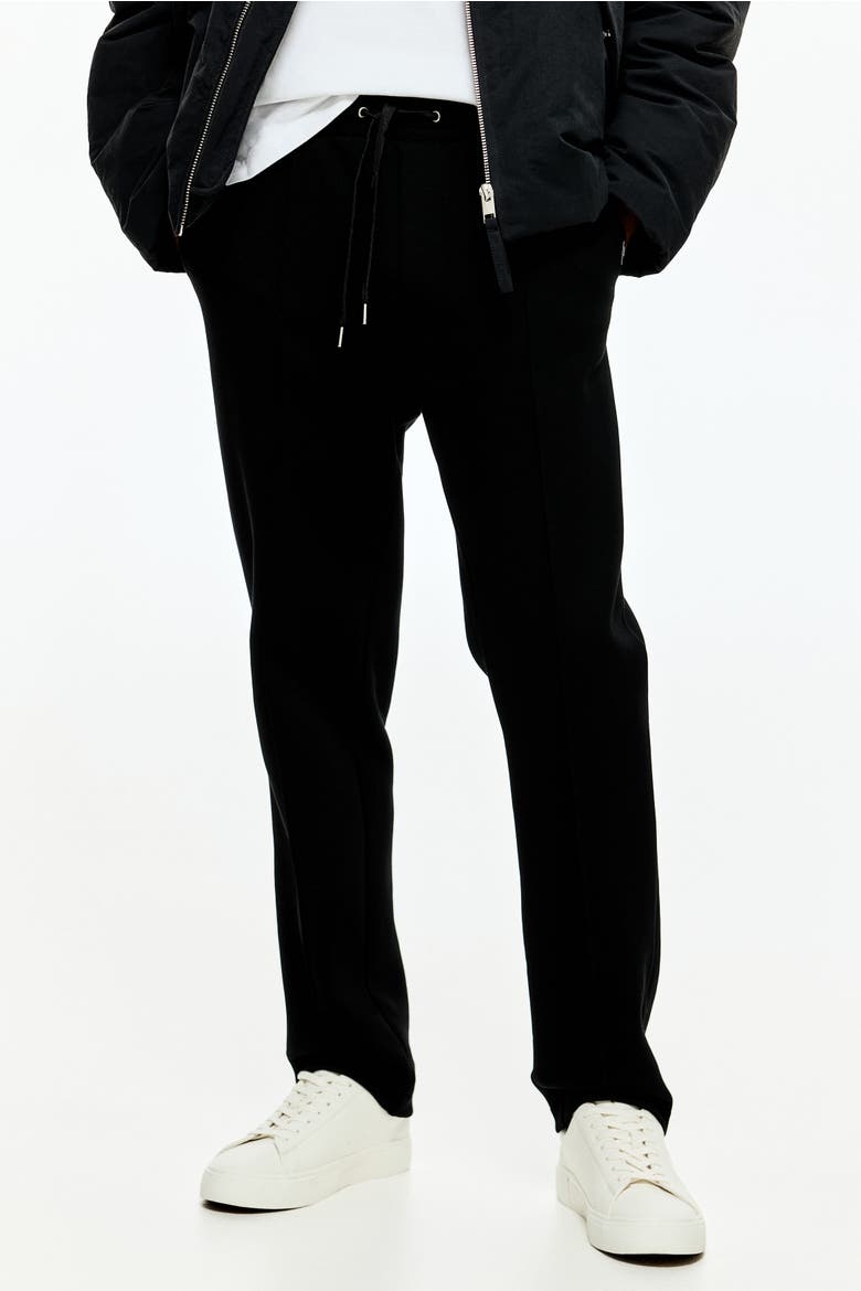 Regular Fit Tailored Joggers, Alternate, color, Black