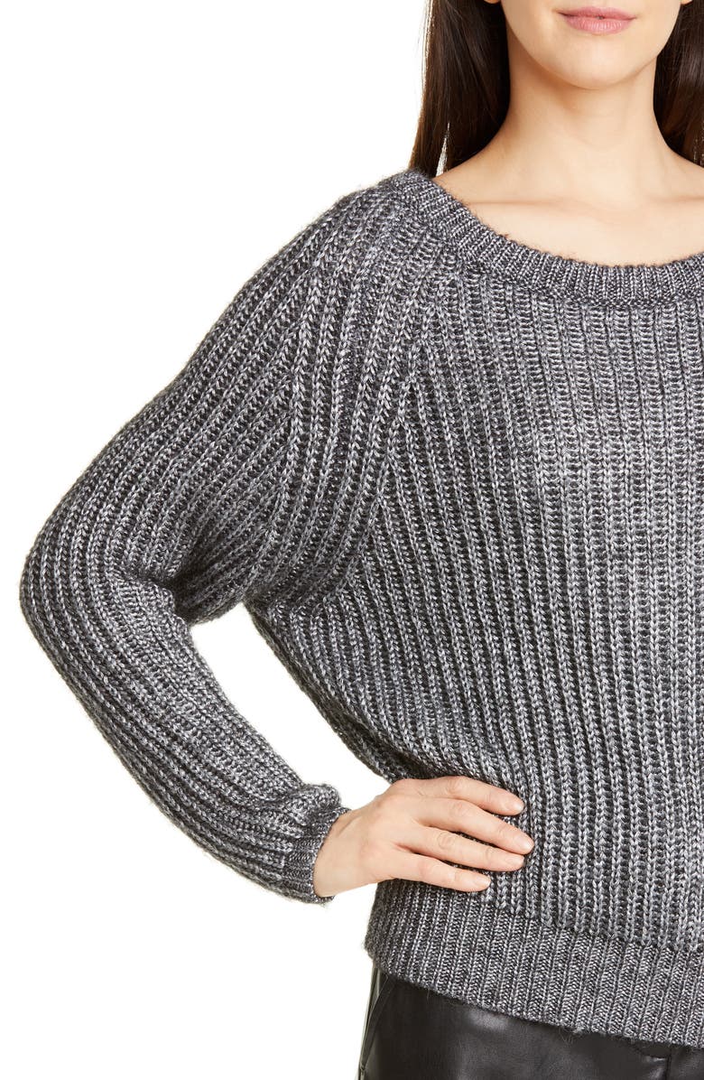 SEVENTY VENEZIA Seventy Shaker Stitch Sweater, Alternate, color, 