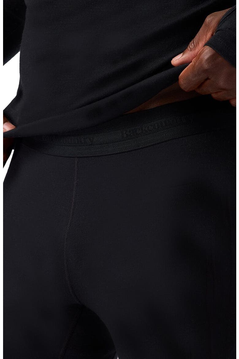 Cedars Rws Merino Mid-Wt Baselayer Bottom - Men's, Alternate, color, Black