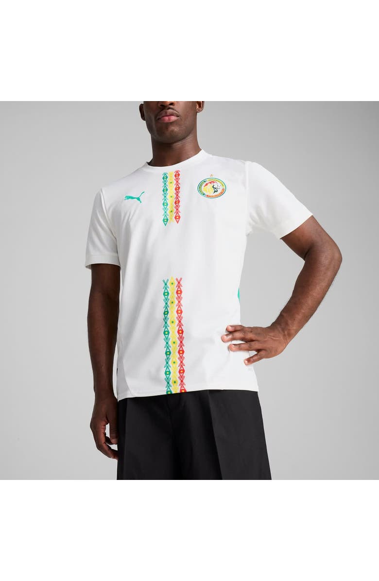PUMA Men's Puma White Senegal National Team 2025 Home Replica Jersey, Alternate, color, White