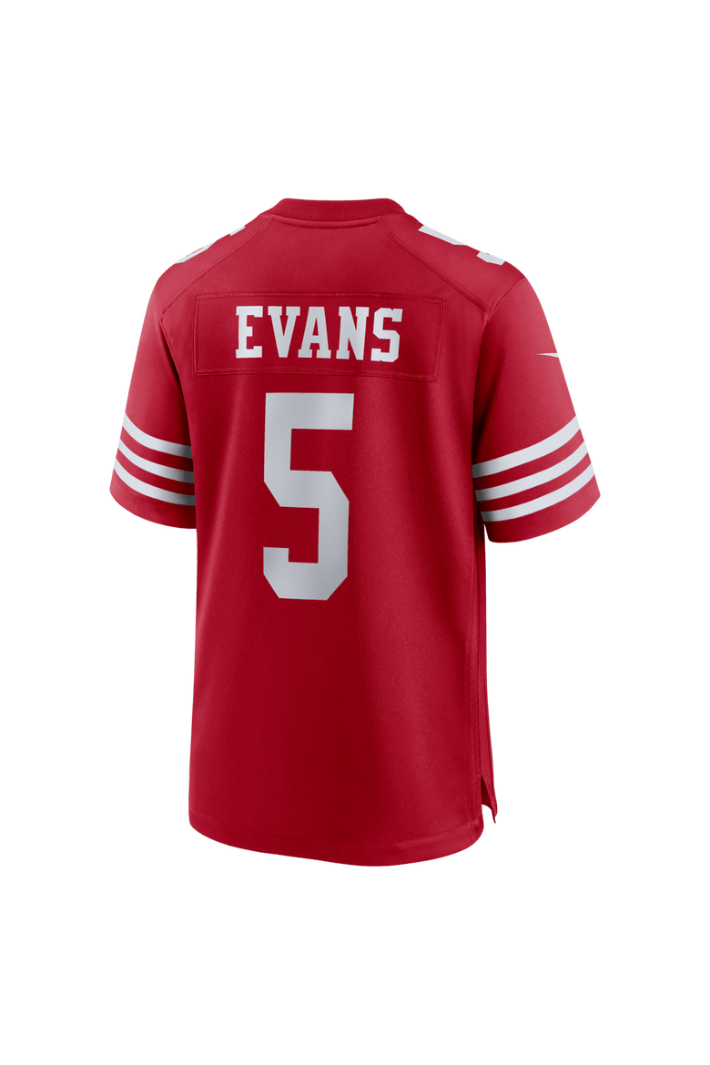 Men's Nike Mike Evans Scarlet San Francisco 49ers Game Jersey, Alternate, color, Scarlet