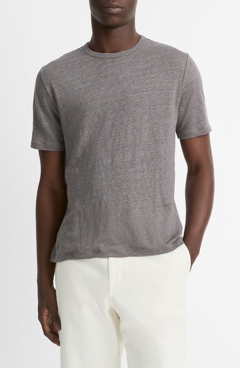 Vince Linen T-Shirt, Main, color, 
