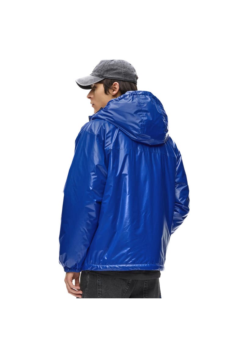 Men's Utility Shiny Jacket, Alternate, color, Karl Lagerfeld Jeans Blue