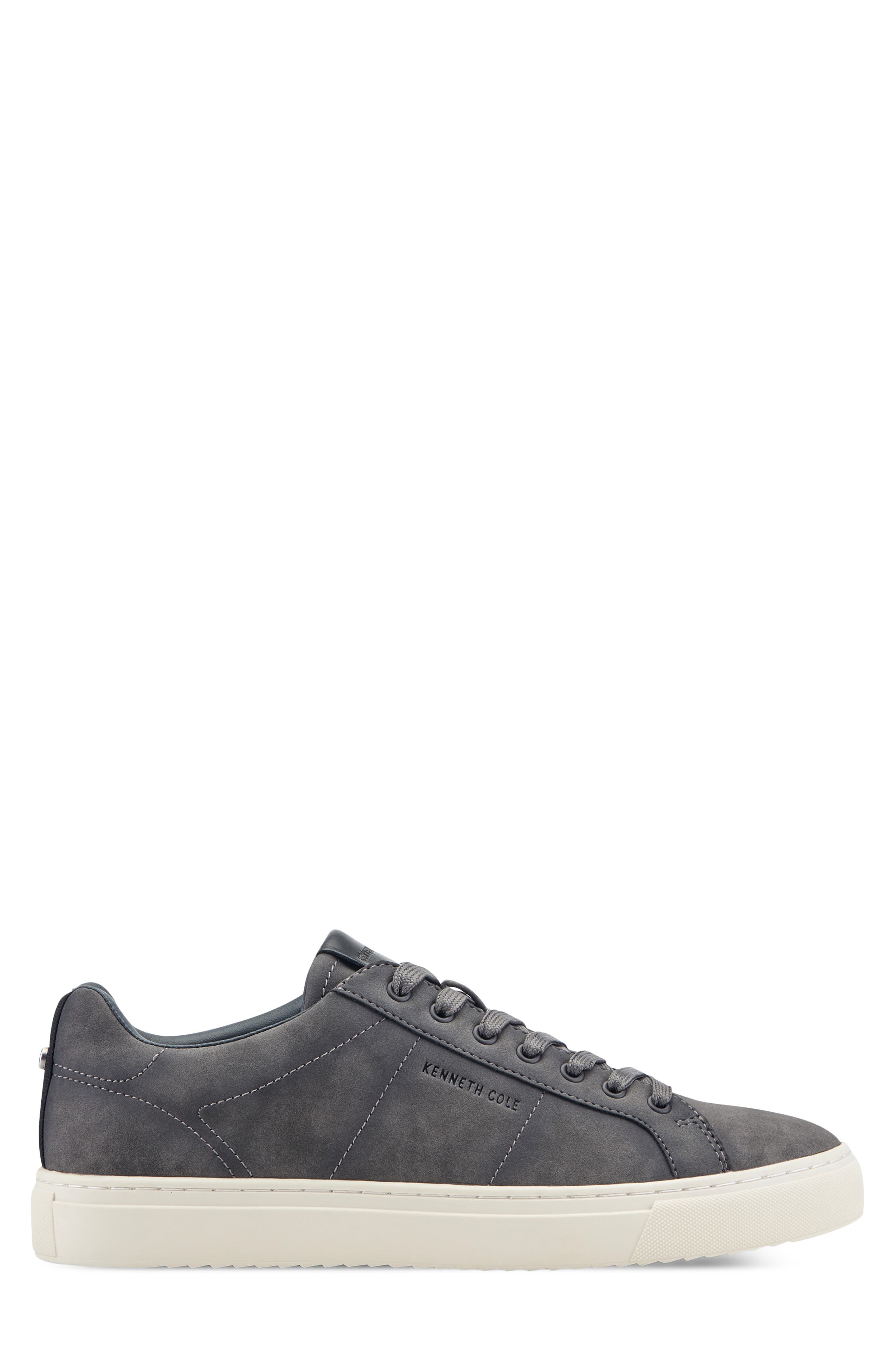 Kenneth Cole New York Jally Sueded Low Top Sneaker, Alternate, color, Dark Gray