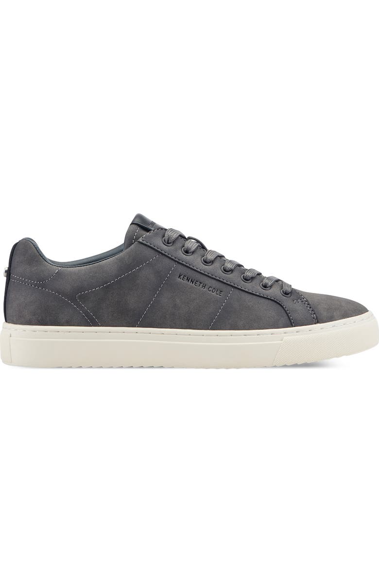 Kenneth Cole New York Jally Sueded Low Top Sneaker, Alternate, color, Dark Gray