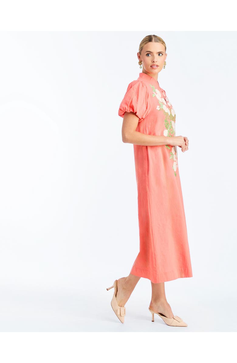 Mestiza New York Elliana Barong Midi Dress, Alternate, color, Ivory