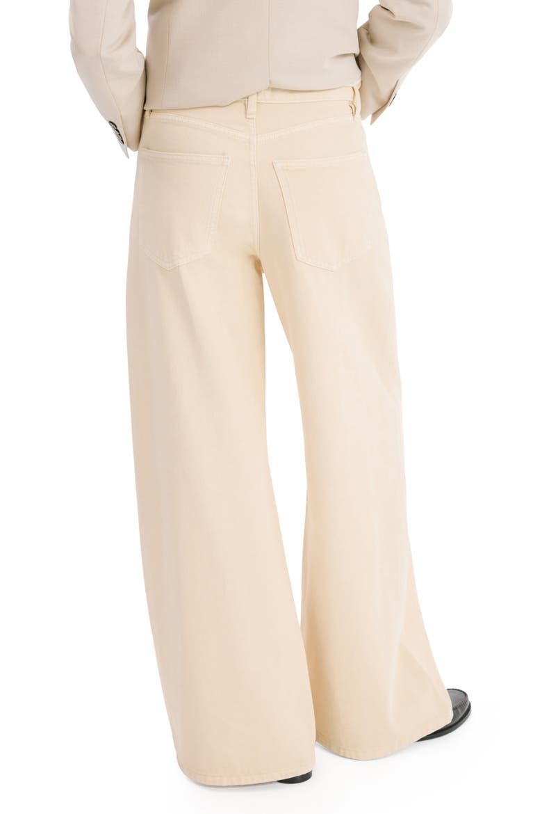 Wide Leg Jeans, Alternate, color, VANILLA