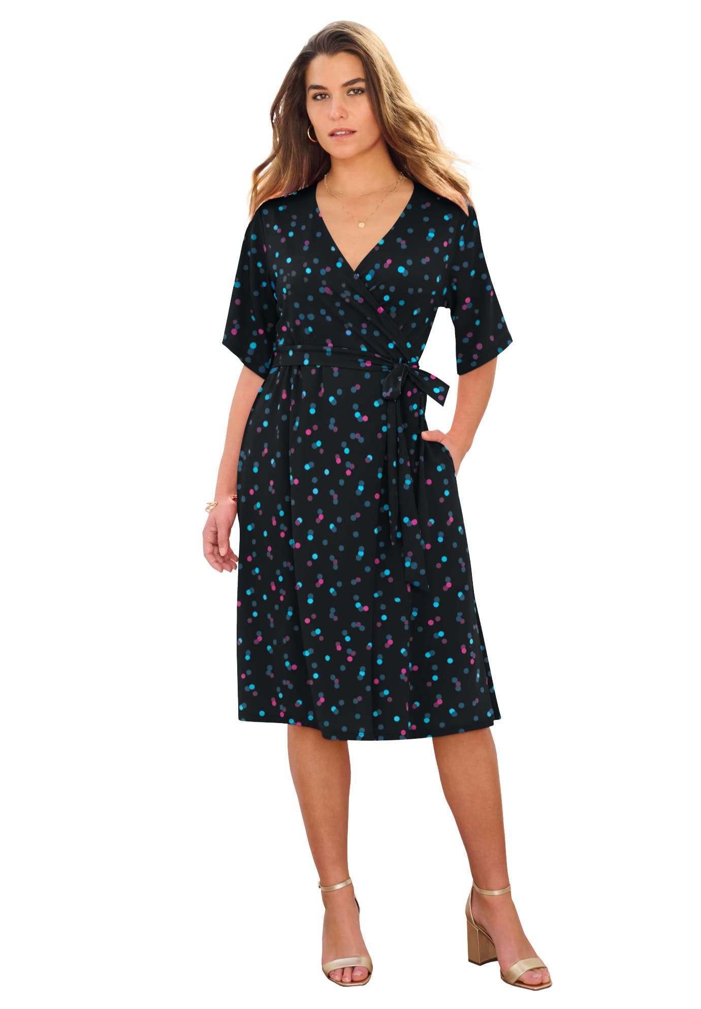 BLACK MULTI DOTS