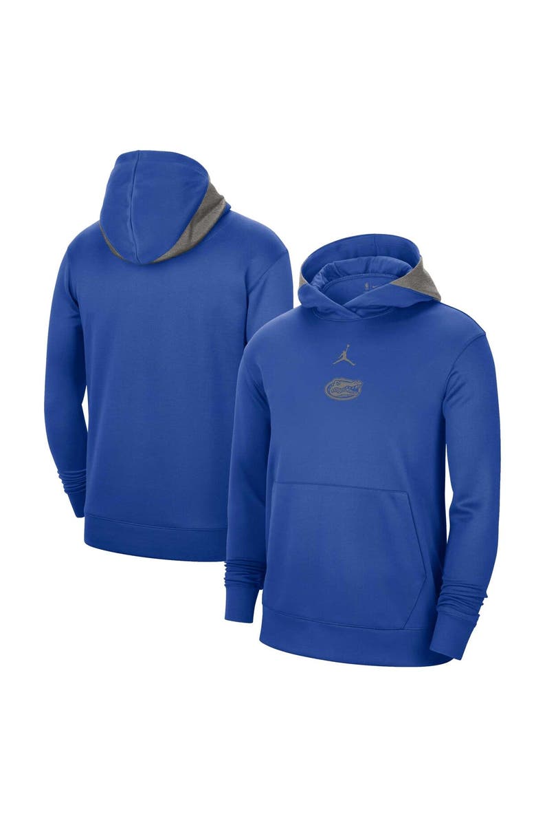 Jordan Brand Men's Jordan Brand Royal Florida Gators Team Basketball Spotlight Performance Pullover Hoodie, Alternate, color, Royal