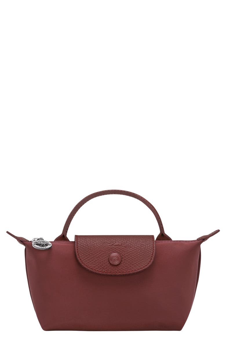 Longchamp Le Pliage One Cosmetic Case, Main, color, Burgundy