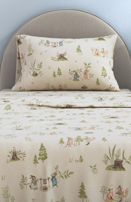 Woven & Weft Turkish Cotton Flannel Christmas Sheet Set