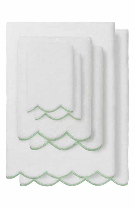 Adornia Scallop 6-Piece Towel Set