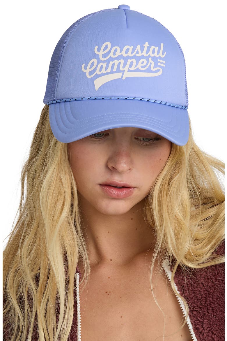 Coastal Campers Trucker Hat, Alternate, color, FRENCH BLUE