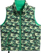 CALONIE Kids' Casey Reversible Down Puffer Vest