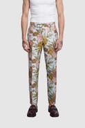 Twisted Tailor Hirshfield Slim Fit Floral Suit Trousers