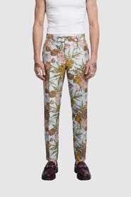 Twisted Tailor Hirshfield Slim Fit Floral Suit Trousers