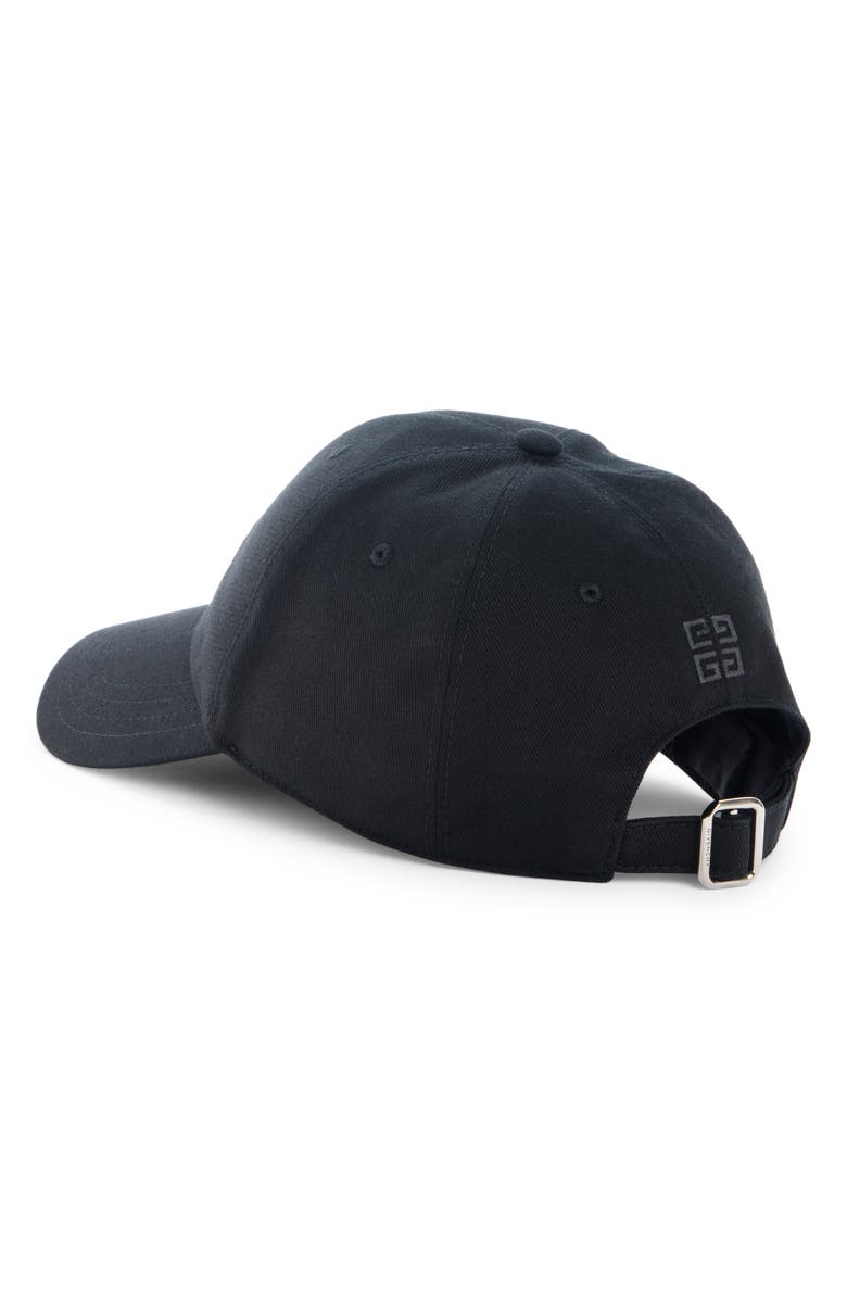 Givenchy Logo Embroidered Baseball Cap, Alternate, color, 001-Black