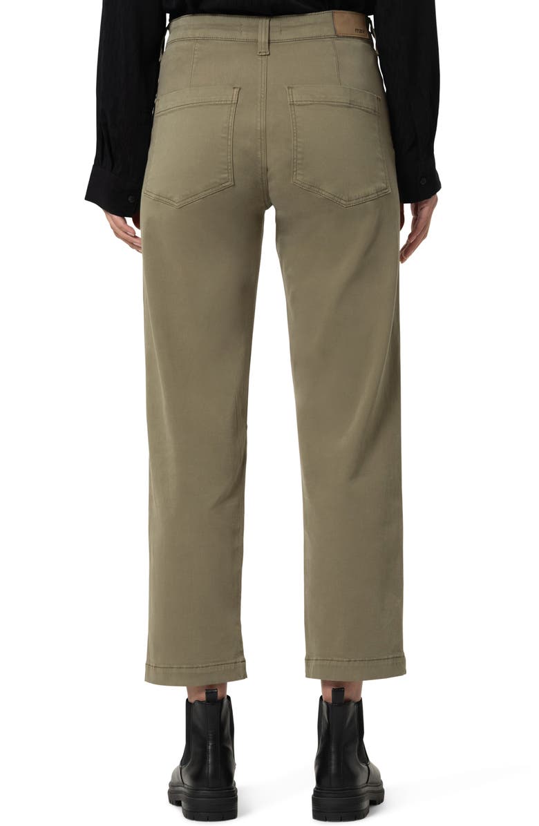 Mavi Jeans Lauren Twill Straight Leg Ankle Pants, Alternate, color, Dusky Casual Twill