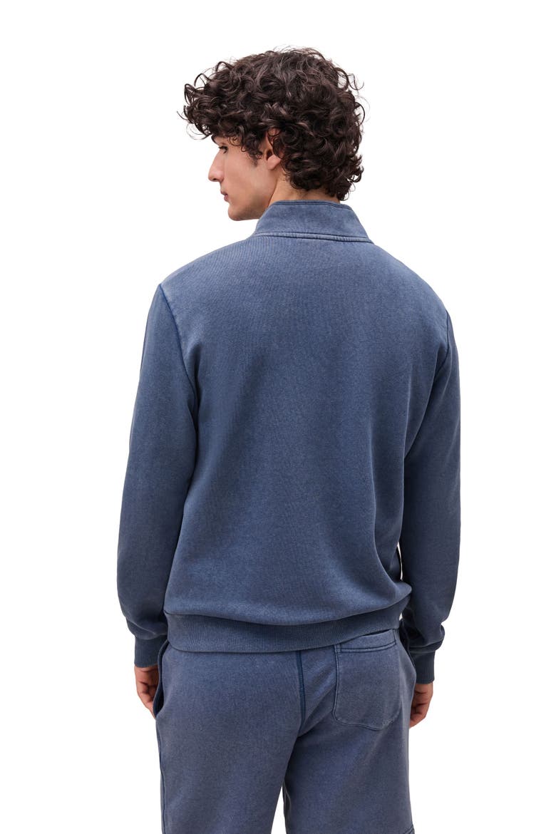 The Recycled Fleece Quarter Zip, Alternate, color, Mineral Moonlit Ocean
