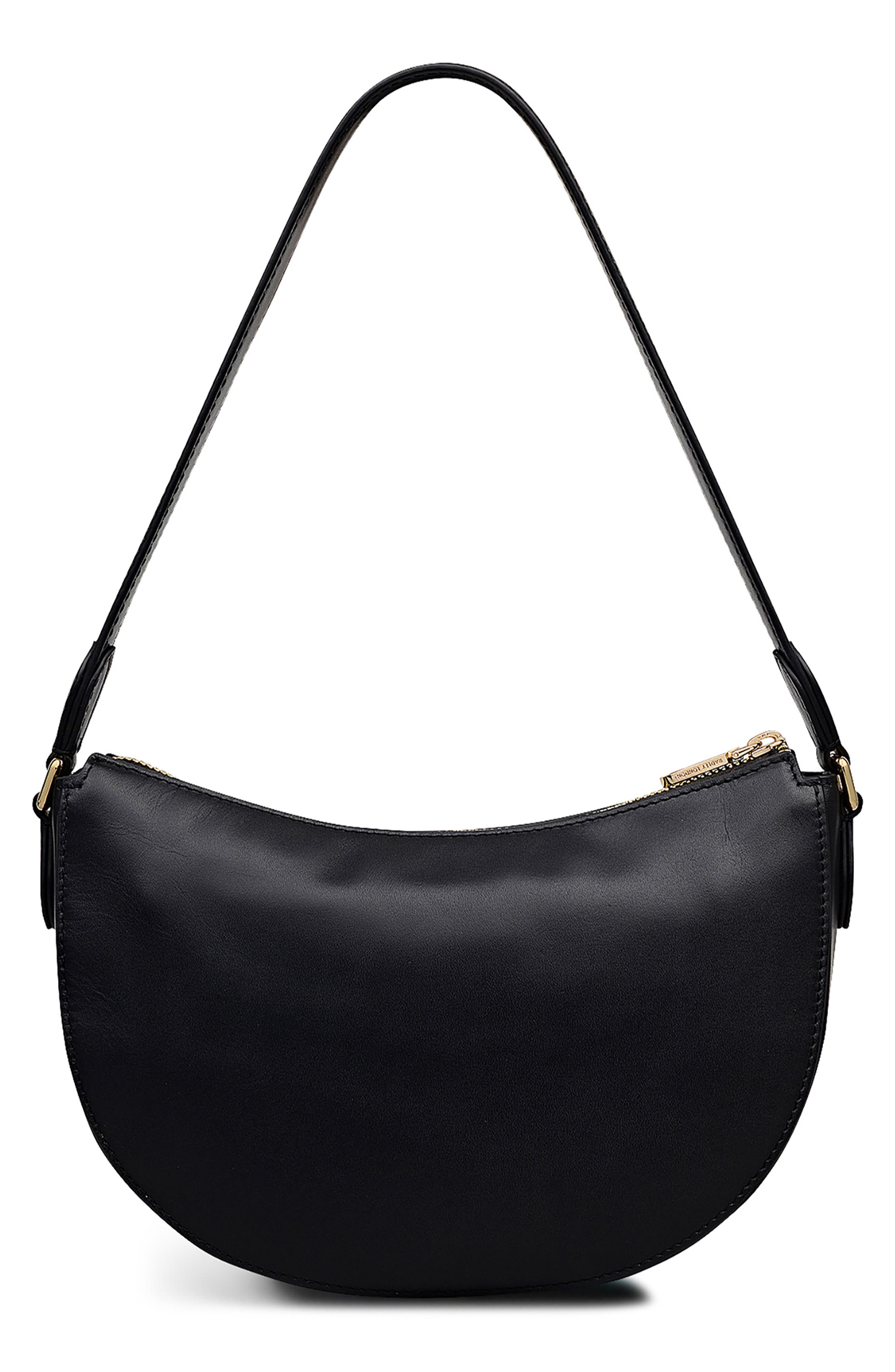 Radley Portland Way Leather Shoulder Bag, Alternate, color, Black
