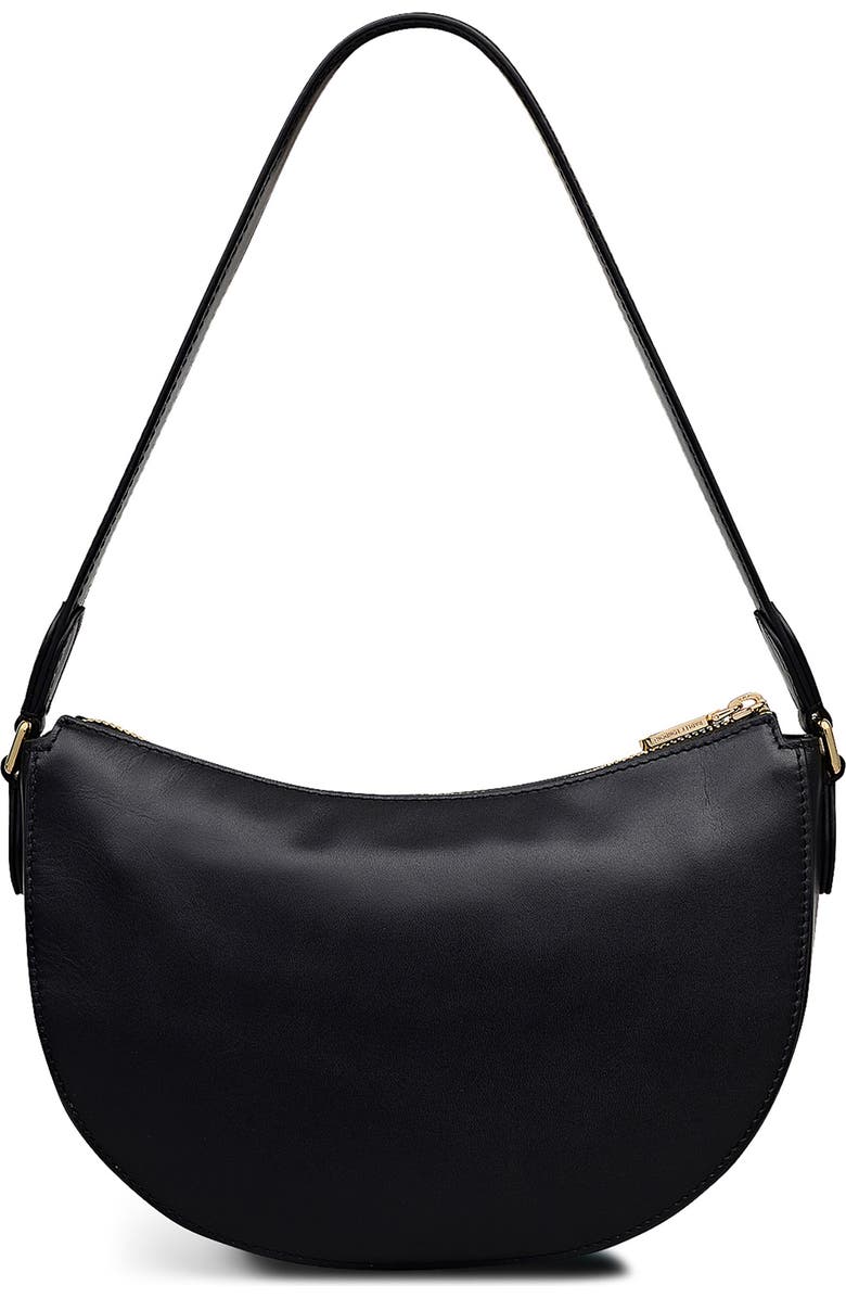 Radley Portland Way Leather Shoulder Bag, Alternate, color, Black