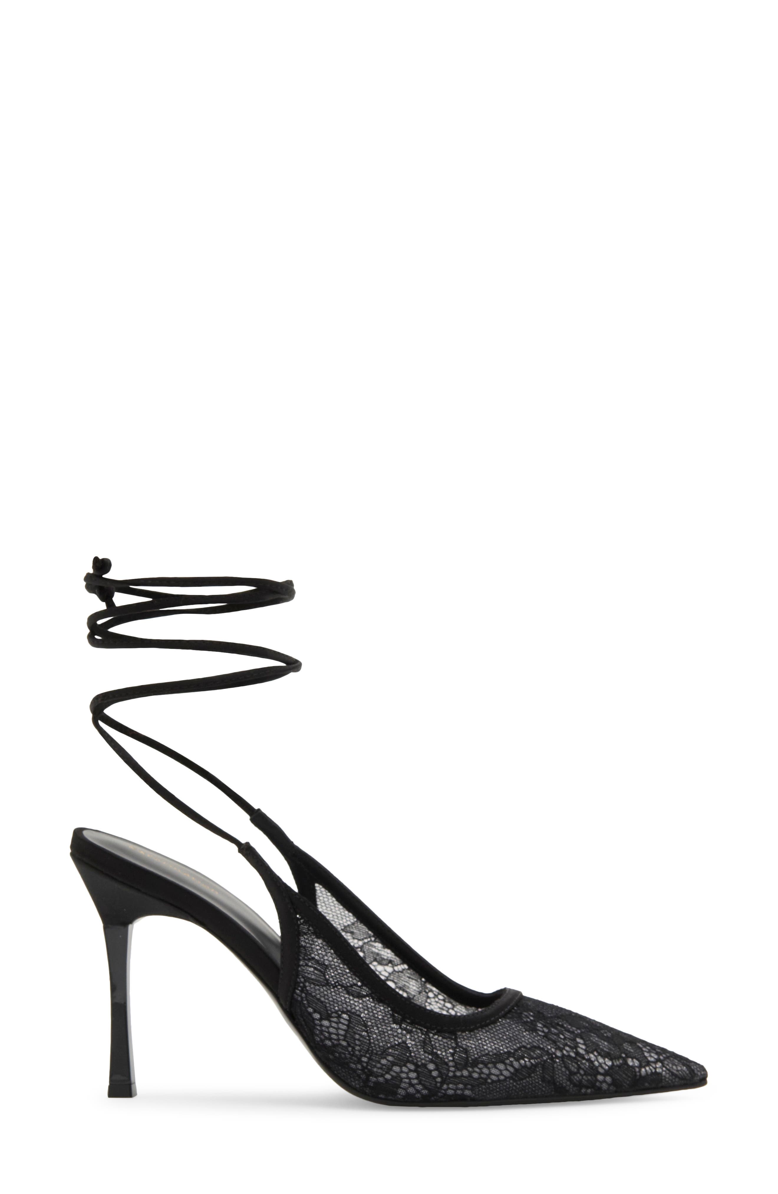 Paris Lace Pointed Toe Pump