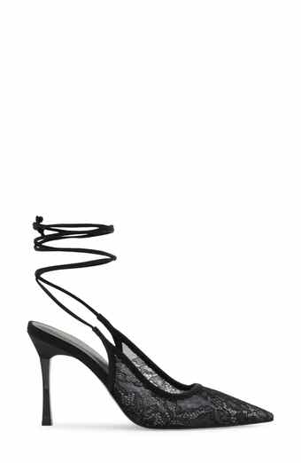 Paris Lace Pointed Toe Pump