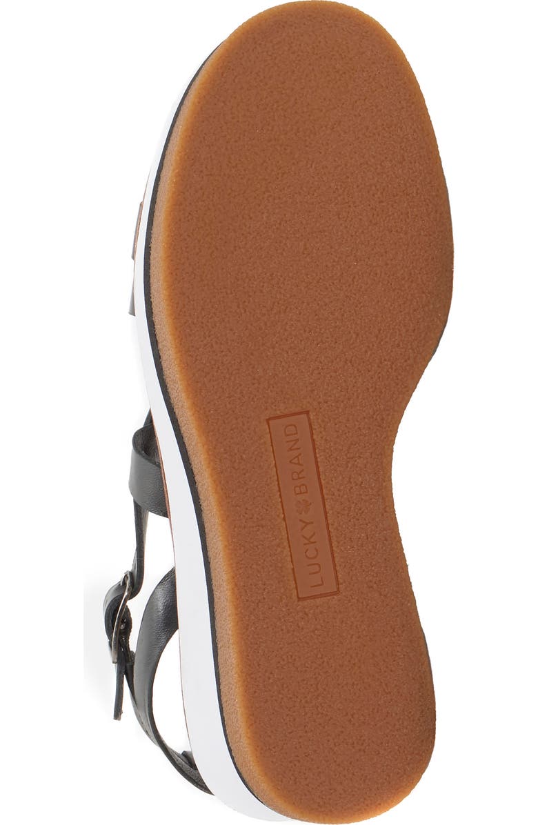 Lucky Brand Ticey Platform Wedge Sandal, Alternate, color,