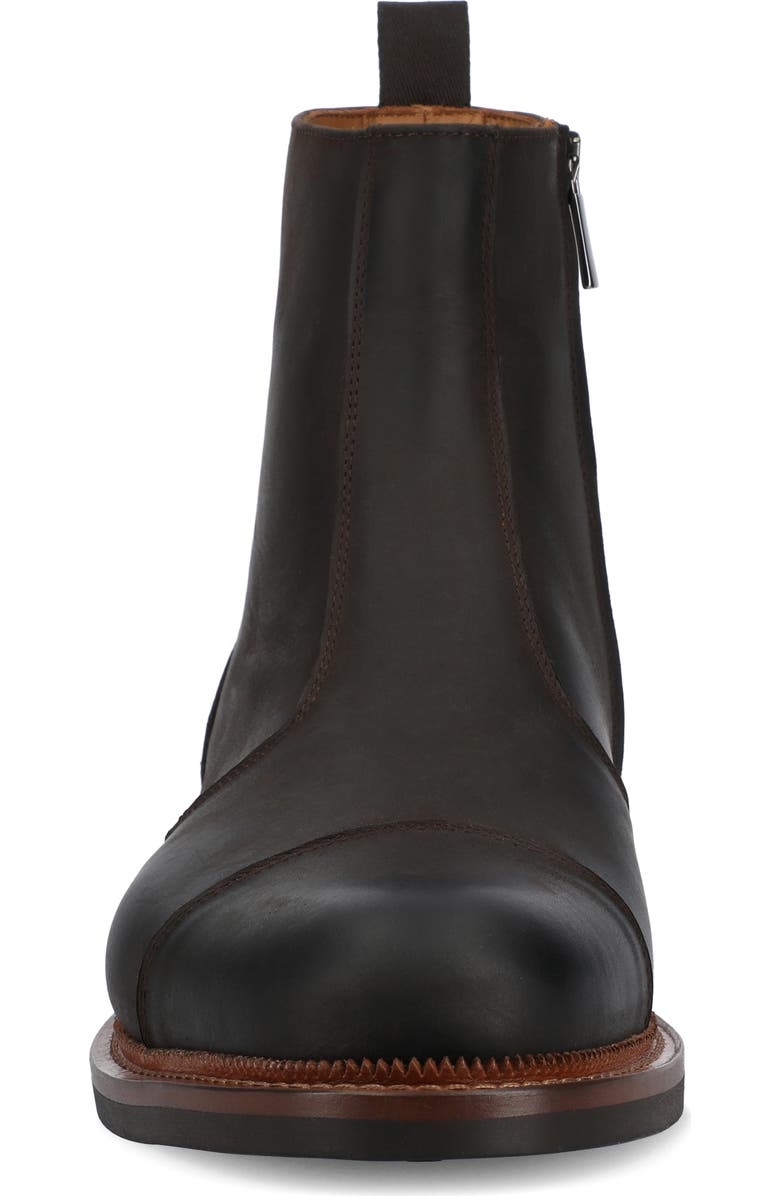 TAFT Men
s Lewis Side-zip Boot, Alternate, color, Dark Brown