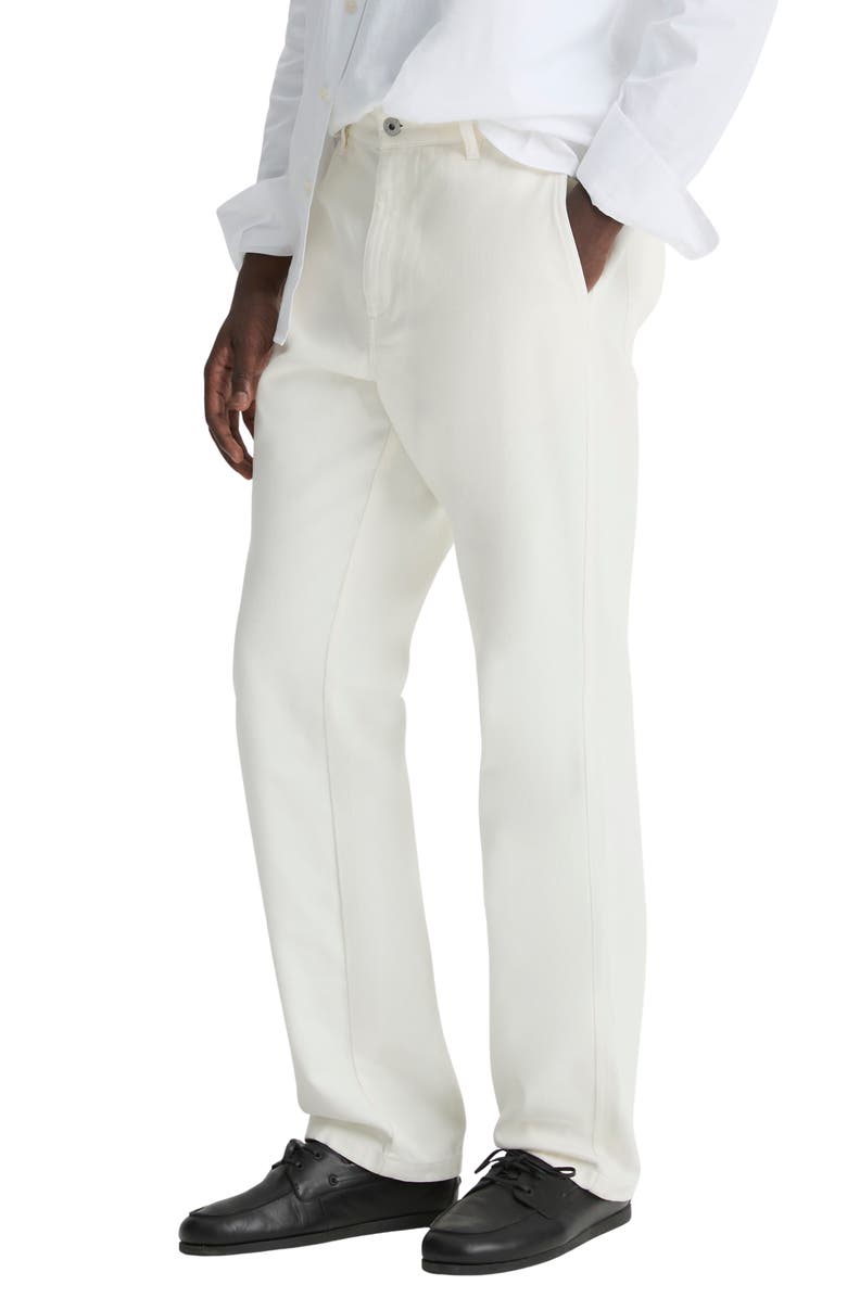 Vince Five-Pocket Cotton Chinos, Alternate, color, Off White