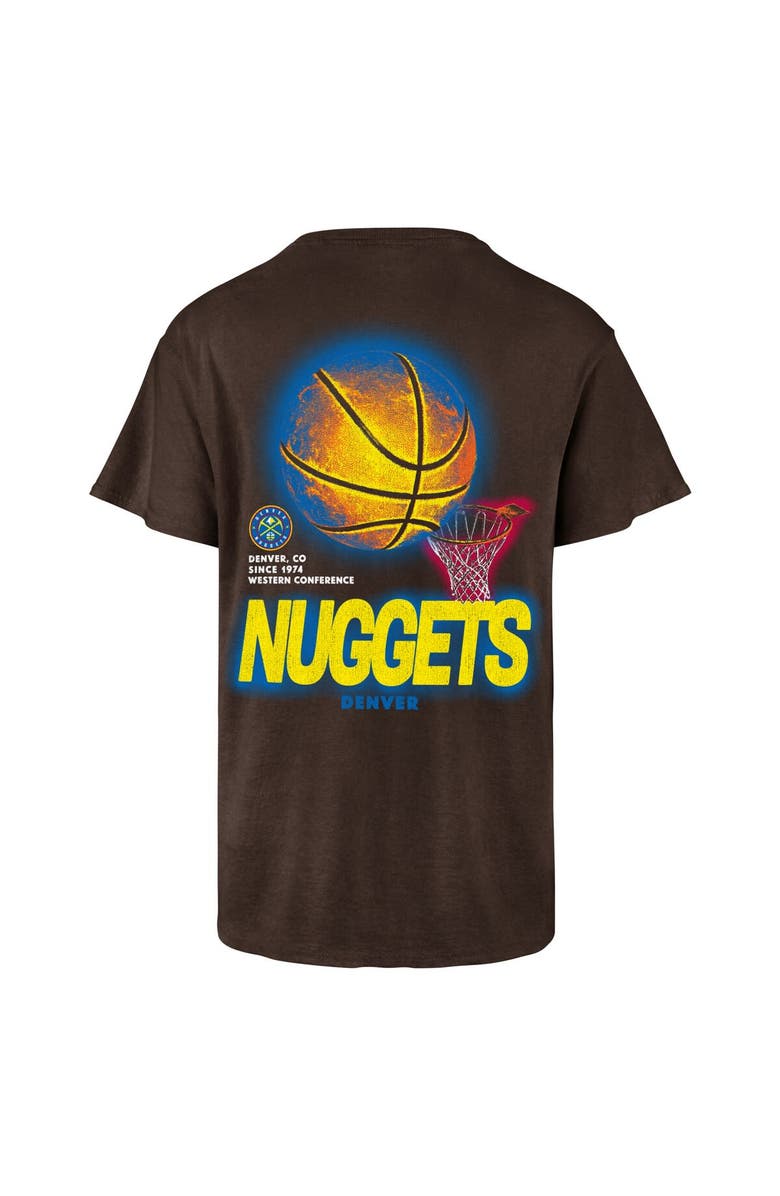 '47 Men's '47 Brown Denver Nuggets Vintage Tubular Dagger Tradition Premium T-Shirt, Alternate, color, 