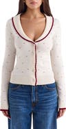 HOUSE OF CB Marla Jacquard Cardigan