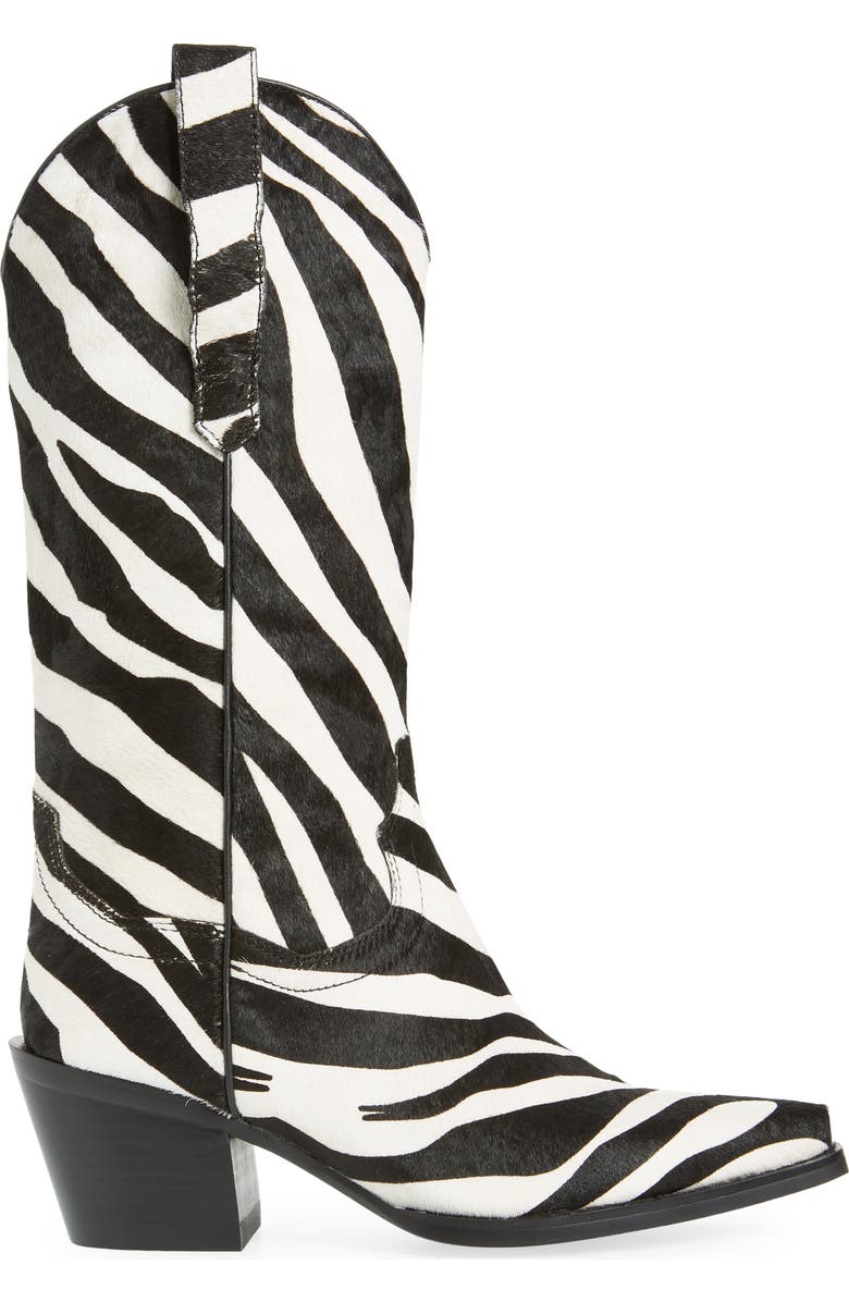 Jeffrey Campbell Dagget Genuine Calf Hair Western Boot, Alternate, color,