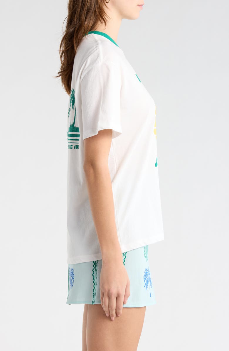 Billabong My Beach Club Graphic Ringer T-Shirt, Alternate, color, Salt Crystal