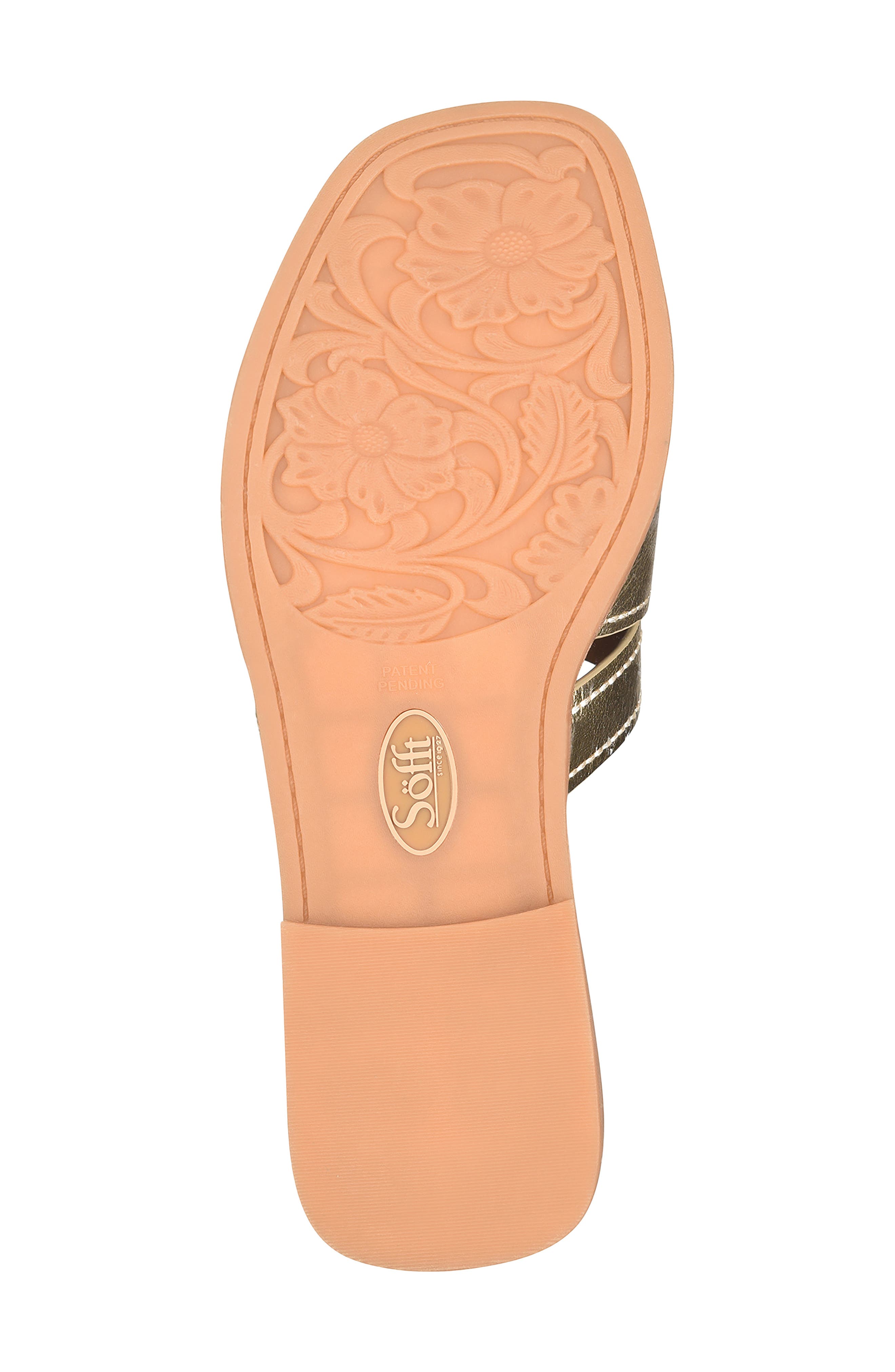 Rachel Slide Sandal, Alternate, color, GOLD