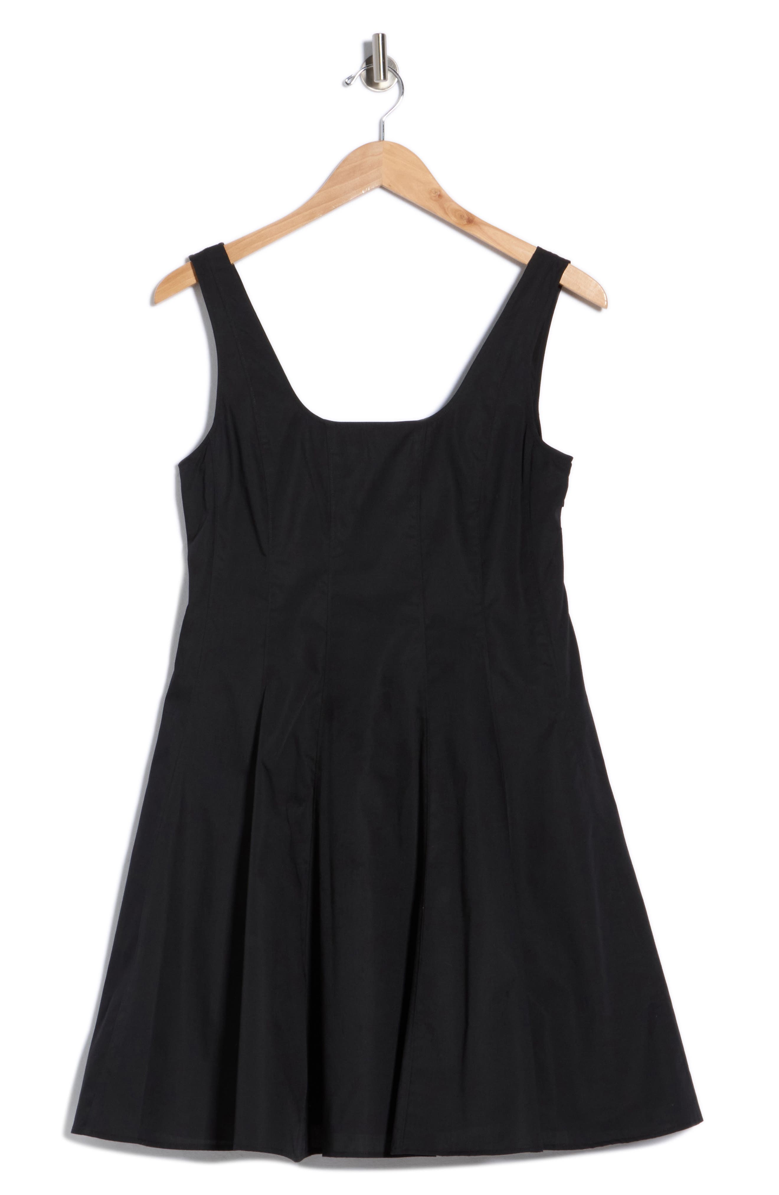 Theory Sleeveless Seam Poplin Skater Dress