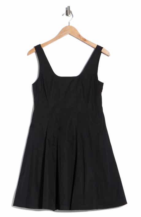 Theory Sleeveless Seam Poplin Skater Dress