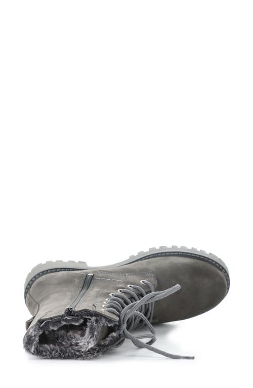 Bos. & Co. Asher Waterproof Faux Fur Bootie In Gray