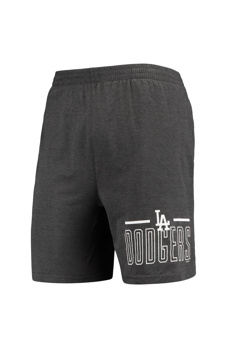 CONCEPTS SPORT Men's Concepts Sport Charcoal/Royal Los Angeles Dodgers Meter T-Shirt and Shorts Sleep Set, Alternate, color,