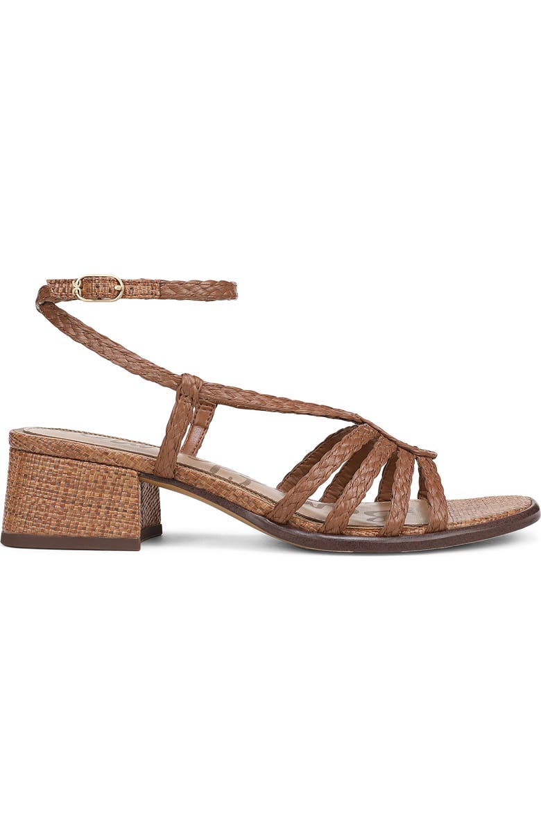 Sam Edelman Fletcher Ankle Strap Sandal, Alternate, color, Rich Cognac